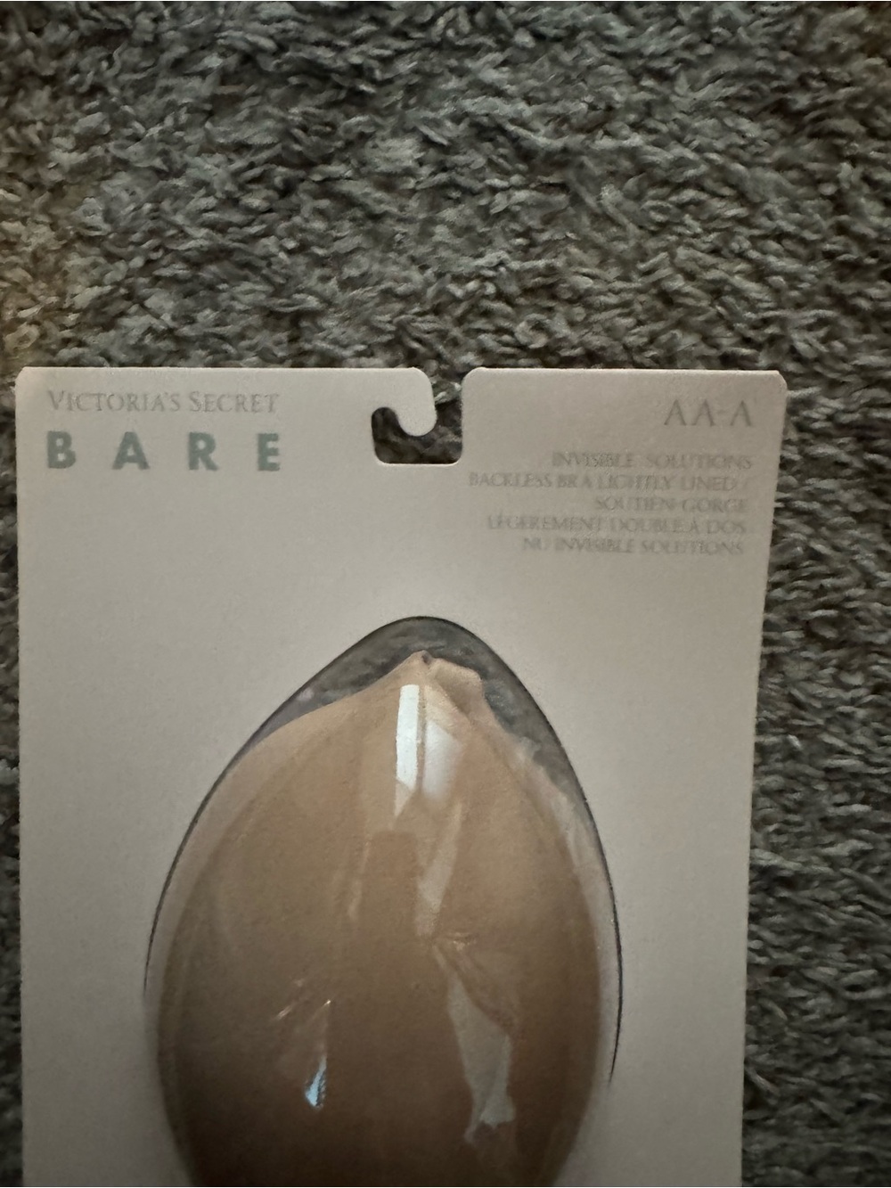 Victoria's Secret Nude Bare Adhesive Bra Cups Size 32AA - Picture 3 of 5